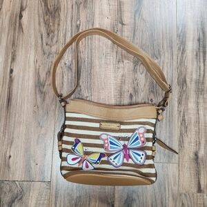 Rosetti brown & white Purse